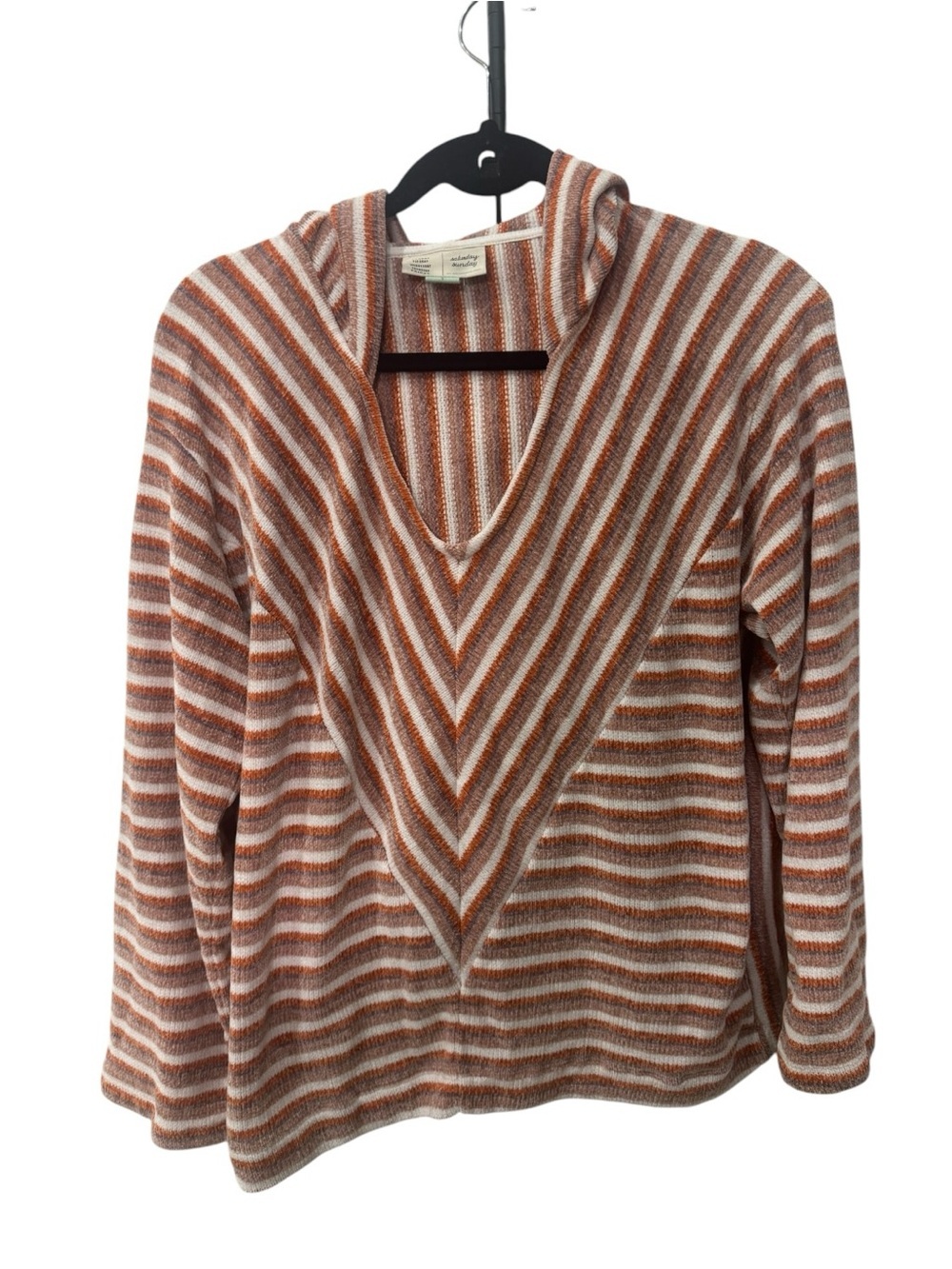 Saturday/Sunday for Anthropologie chenille striped hoodie women’s size S